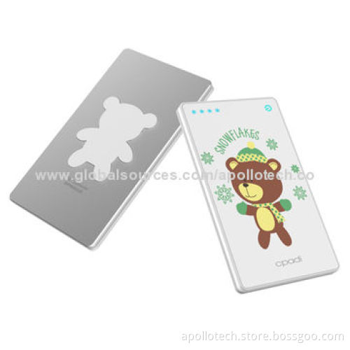 Magnetic Ultra-slim 5.6mm Adsorption Power Banks, 2,200mAh Capacity, Support Qi Wireless Charging